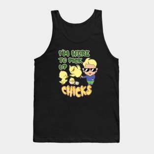 Here to Pick Up Chicks - Party Lover Tank Top